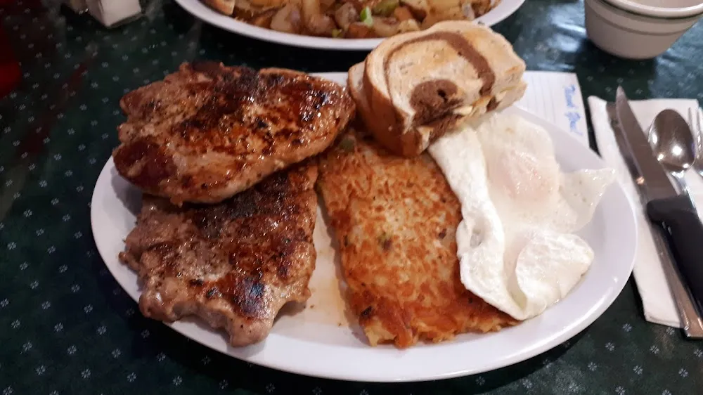 Pork Chops and Eggs